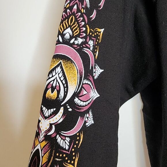 00X 10W M/L Torrid Mandala Butterfly Sweatshirt Fleece Tribal Eyes 90s Tattoo so - Picture 4 of 7